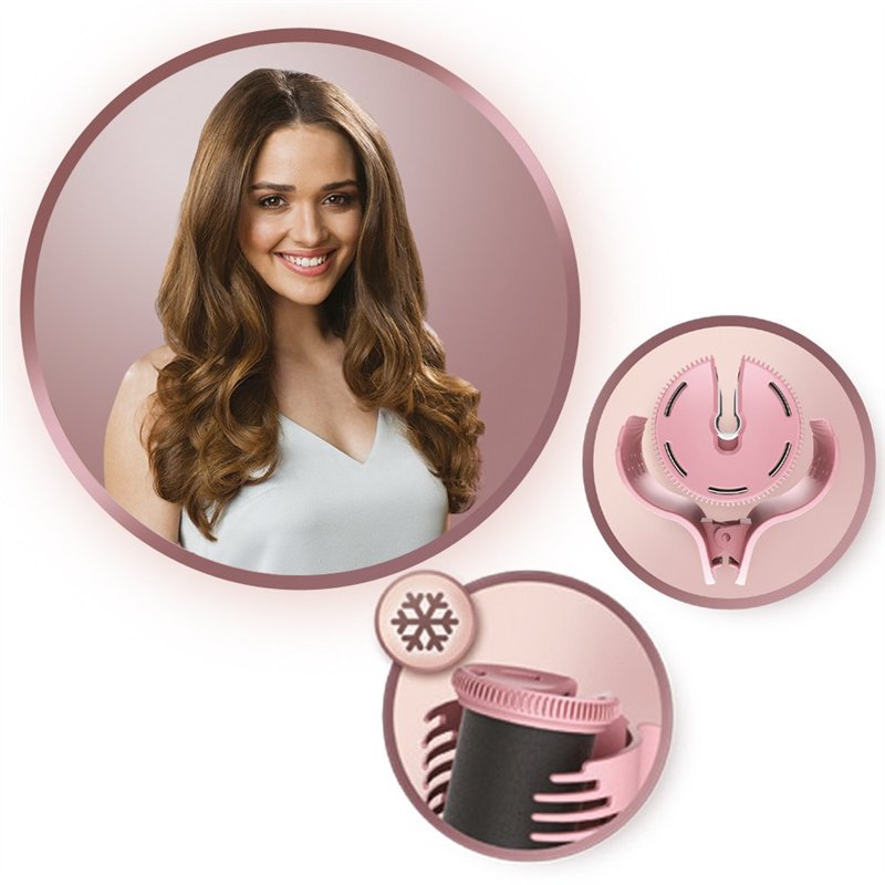 Image secondaire de Remington Bigoudis Cheveux [Boucles Sérées et Larges] PROluxe (Coffret 20 rouleaux antidérapants 25+32mm,Céamique,Technologie In