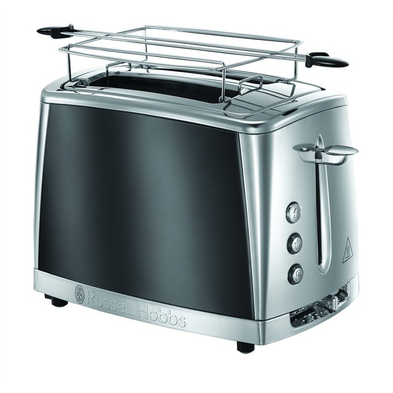 Russell Hobbs Grille Pain [Pour 2 Tranches] Luna Gris Inox