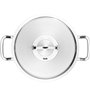 Fissler Original-Profi Collection Faitout en Acier Inoxydable (Ø 28 cm, 10,0 l) avec Couvercle Métallique Et Graduation Intérieu