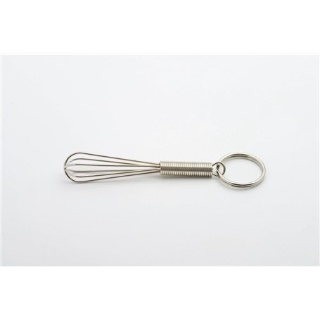 Weis 59908 Porte-clés Mini-Fouet Acier Argent 8 x 2 x 2 cm