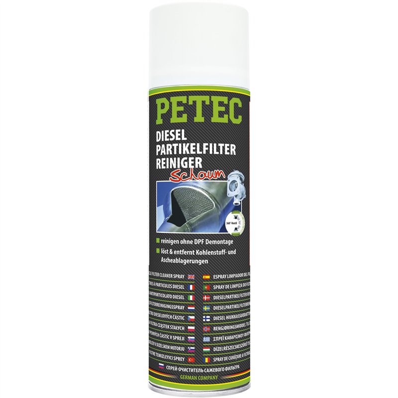 PETEC Mousse nettoyante pour filtre à particules diesel 400 ml 72550