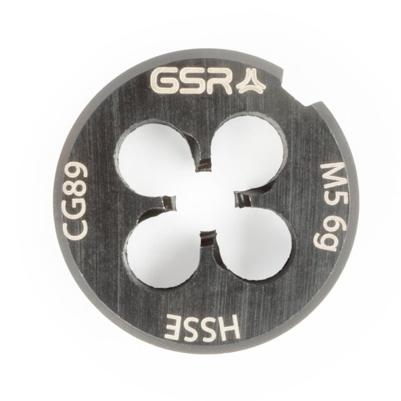 Image secondaire de Filière professionnelle métrique M5, HSSE-VAP en acier inoxydable VA, filetage externe, DIN 22568