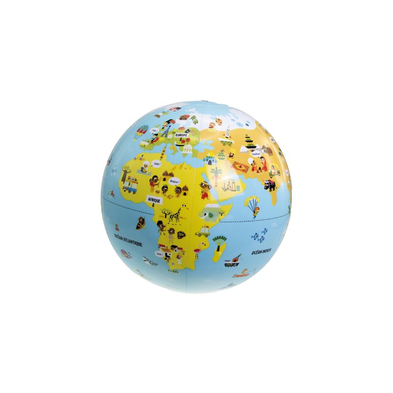 Image secondaire de HCM Kinzel Globe terrestre Gonflable - 30 cm - en Voyage