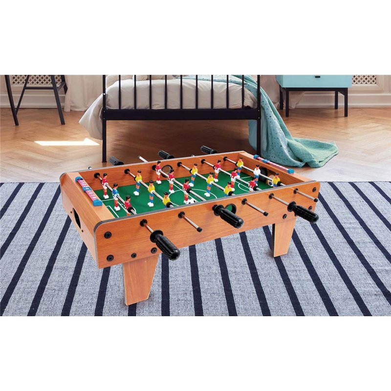 Image secondaire de small foot 6702 Babyfoot de table en bois, la table de babyfoot se place sur toute table, à partir de 5 ans