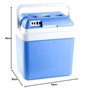 Xcase Glacière électrique Isotherme Chaud/Froid - 24 litres