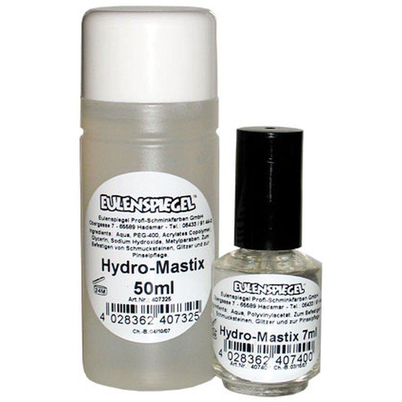 Image secondaire de Eulenspiegel 407325 - Hydro-Mastix, colle de scène professionnelle, 50 ml, théâtre, Halloween, carnaval, fête à thème