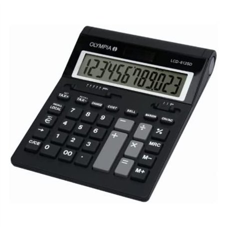 Olympia LCD612 Calculatrice Noir