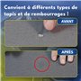 ATG® Kit Reparation Siege Auto Tissu - Kit réparation de Tapis siège Auto et sièges d'auto pour Votre Voiture - 13 pièces Multic