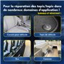 ATG® Kit Reparation Siege Auto Tissu - Kit réparation de Tapis siège Auto et sièges d'auto pour Votre Voiture - 13 pièces Multic
