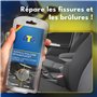 ATG® Kit Reparation Siege Auto Tissu - Kit réparation de Tapis siège Auto et sièges d'auto pour Votre Voiture - 13 pièces Multic