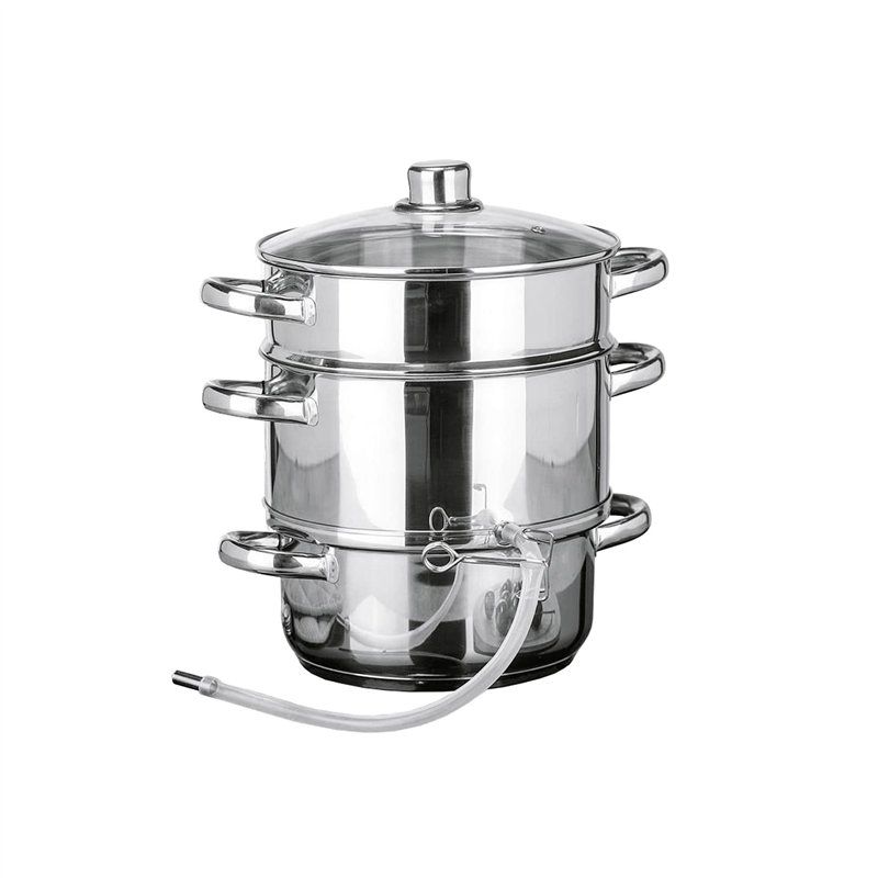 Haushalt International Extracteur de jus en acier inoxydable