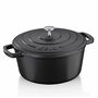 kela 12472 Cocotte en Fonte émaillée Ronde avec Couvercle