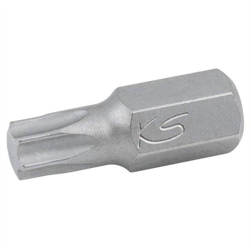 KS Tools 930.2030 - Embout de Vissage TORX®, L.30 mm - A 10 mm - T30 - En Acier Nickelé
