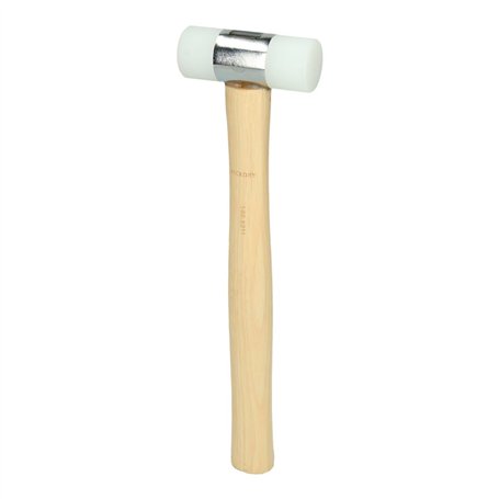KS TOOLS Maillet à embout nylon 200g - tête Ø28mm - avec manche frêne galbé Multicolore