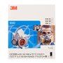 Demi-masque classique réutilisable 3M 6100, Certifié EN sécurité - sans cartouches filtrantes