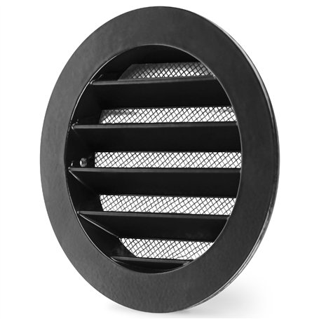 calimaero® WSGB Grille Aeration Ronde 100mm Avec Moustiquaire Alu