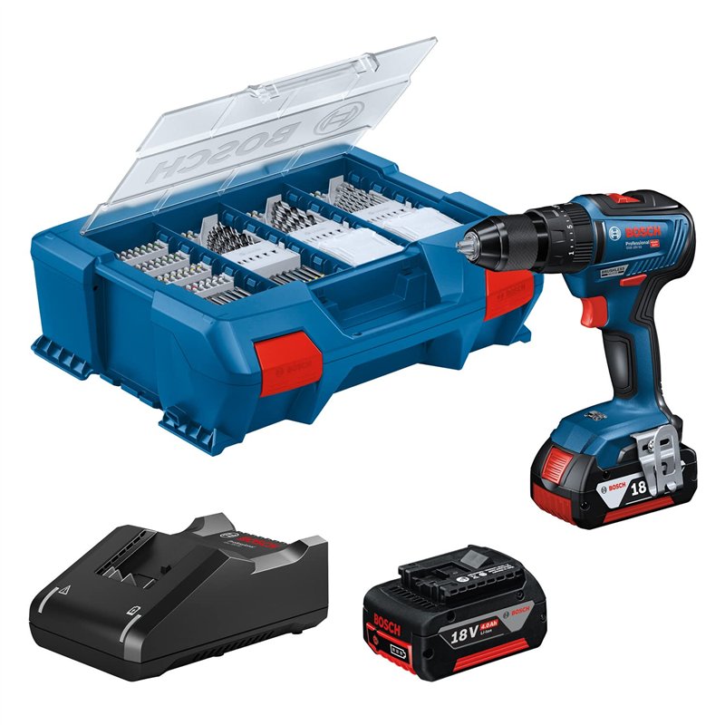 Bosch Professional 18V System perceuse-visseuse à percussion sans-fil GSB 18V-55
