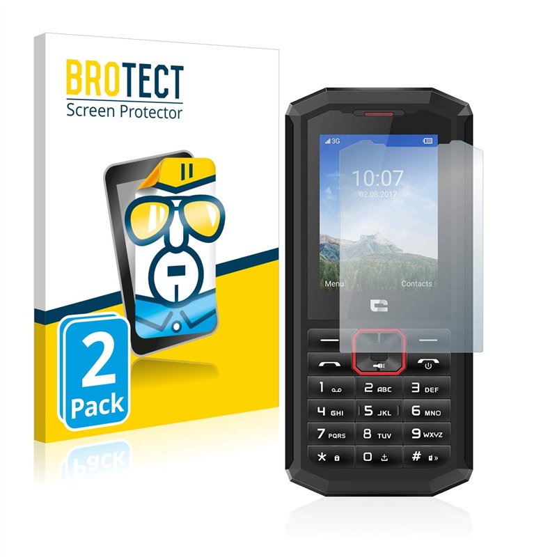 brotect Protection Ecran pour Crosscall Spider X5 (2 Pièces) - Film Protection Ultra Clair