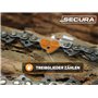 SECURA Chaînes et Guide-chaînes pour Tronçonneuses 3/8' 1,3 mm 50 TG 35 cm Compatible avec Stihl MS 170, 211, 180 | Accessoires 