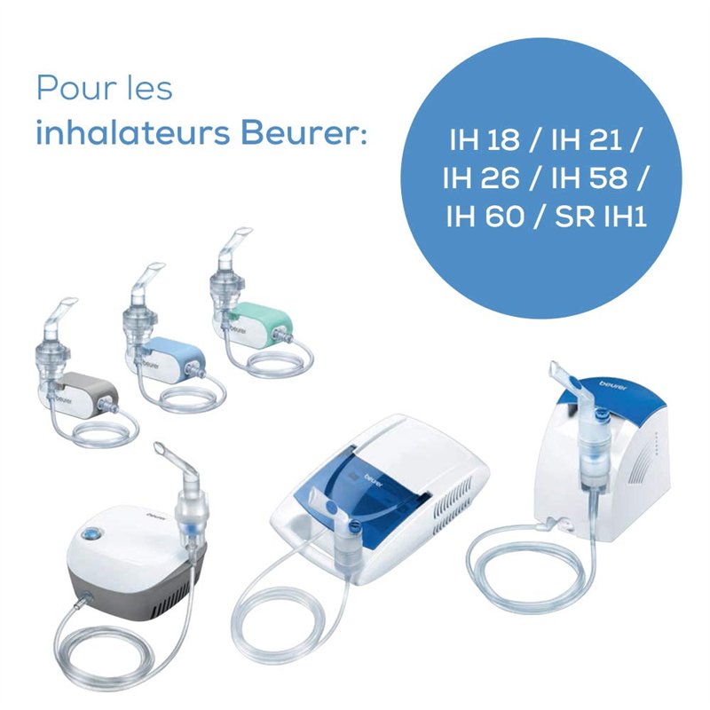 Image secondaire de Masque d'inhalation Beurer pour bébé, avec sangle de maintien, pour les bébés et les jeunes enfants de 0 à 3 ans, accessoires d'