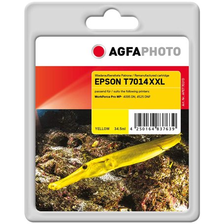 Agfaphoto APET701YD Cartouche d'encre compatible avec Imprimante WP4000 Jaune