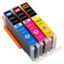 ESMOnline Lot de 3 cartouches d'encre XXL compatibles avec Canon CLI-581 Cyan/Magenta/Jaune
