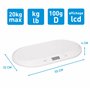 Grundig Pèse Bébés - Balance de Precision à 10 Gr - Pese Personne Max 20 Kg - Pese Bebe Fonction de Tarage - Balance Bebe Electr