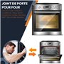Kenekos - joint de porte tout autour avec 4 crochets adapté pour four Bosch 00754066/754066, Siemens, Neff, Constructa, joint de