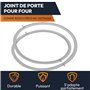 Kenekos - joint de porte tout autour avec 4 crochets adapté pour four Bosch 00754066/754066, Siemens, Neff, Constructa, joint de