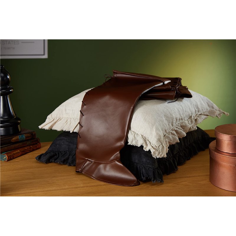 Image secondaire de Boland 81993 - Bottes Walker, marron, Accessoire pour costume de pirate, pirate des mers, mousquetaire ou médiéval, Accessoire p