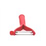 TUPPERWARE 30930 Économe, éplucheur universel rouge - D119 - lame plate, lame à dents