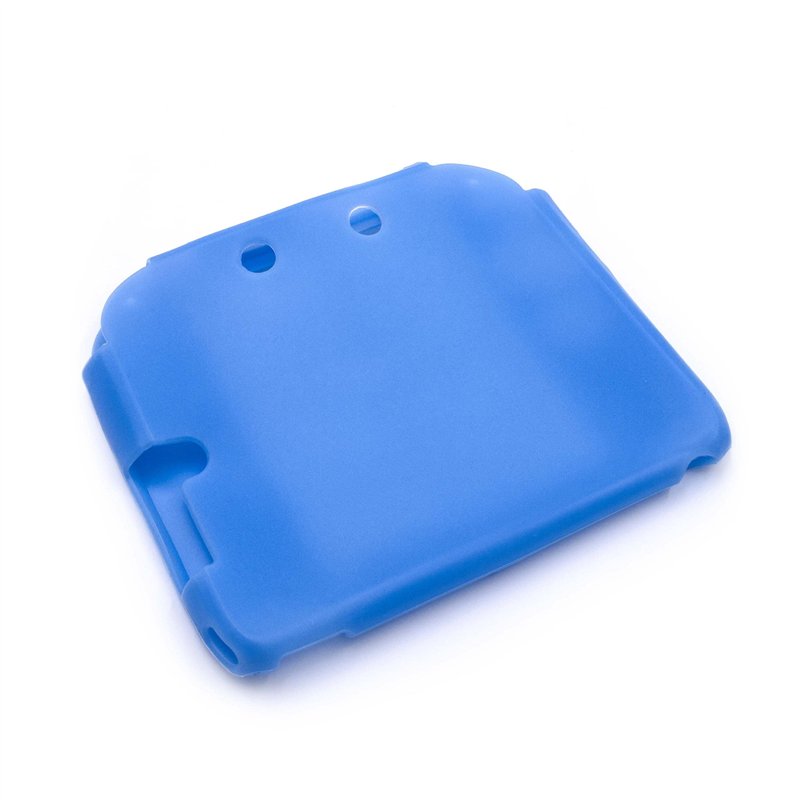 Image secondaire de vhbw Manchon Housse Compatible avec Nintendo 2DS Console de Jeu, Manette - Silicone, Bleu