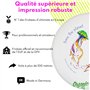eurodisc Ocean Profi Ultimate Frisbee Disque frisbee professionnel 175 g – Plus de 100 m de trajectoire stable – En matières pre