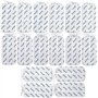 16 électrodes axion | Patchs de rechange de 10x5 cm pour électrostimulateur TENS et EMS | Réutilisables et auto-adhésifs avec co