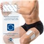 16 électrodes axion | Patchs de rechange de 10x5 cm pour électrostimulateur TENS et EMS | Réutilisables et auto-adhésifs avec co