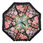 VON LILIENFELD® Parapluie Fleur Roseraie Canne Grand Robuste Ouverture Automatique Double Épaisseur