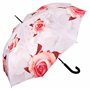 VON LILIENFELD® Parapluie Canne Grand Robuste Résistant au Vent Ouverture Automatique Mariée Fleur Roses