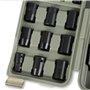 EBERTH Kit d'outils pneumatiques 71 pièces avec clé à chocs 1/2", clé à cliquet 3/8", marteau burineur 150mm et meuleuse droite 