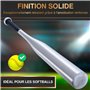 Heldenwerk Batte de Baseball en Bois ou Aluminium - 31 Pouce avec Poignée antidérapante - pour Adulte et Enfant