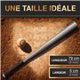 Heldenwerk Batte de Baseball en Bois ou Aluminium - 31 Pouce avec Poignée antidérapante - pour Adulte et Enfant