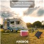 AREBOS Glacière 40 litres | pour Refroidir & Maintenir au Chaud | Réfrigérateur Mobile | 12/230 V pour Voiture & Prise de Couran
