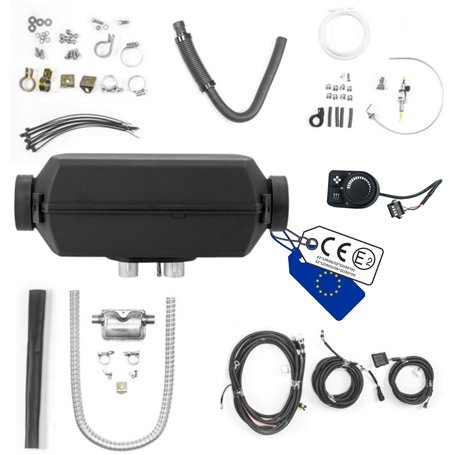 Chauffage auxiliaire avec panneau de commande PU-5 Autoterm Air 2D (anciennement Planar 2D) 2 kW 12 V Diesel