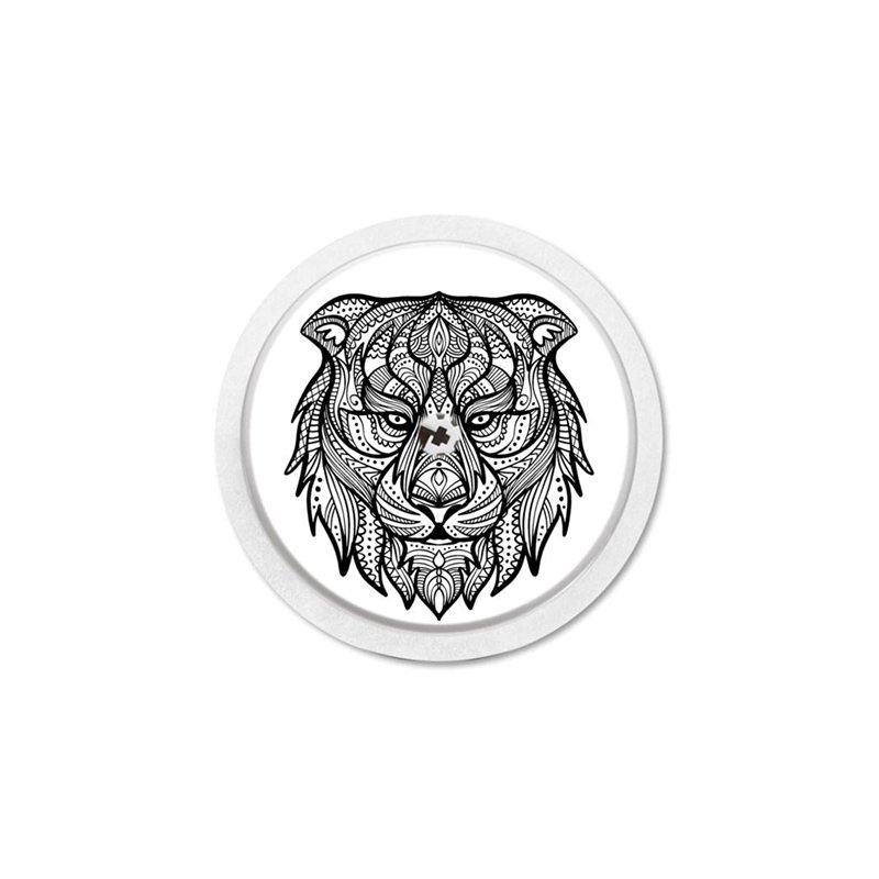 Image secondaire de MySweetStitch - 4x Stickers pour capteur Freestyle Libre 1 & 2, Wild avec trou d'aération, Fabriqué en Allemagne