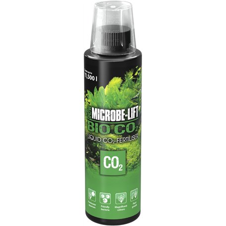 MICROBE-LIFT Bio-CO2-236 ml - Engrais CO2 liquide innovant. Stimule la croissance des plantes dans les aquariums d'eau douce ave