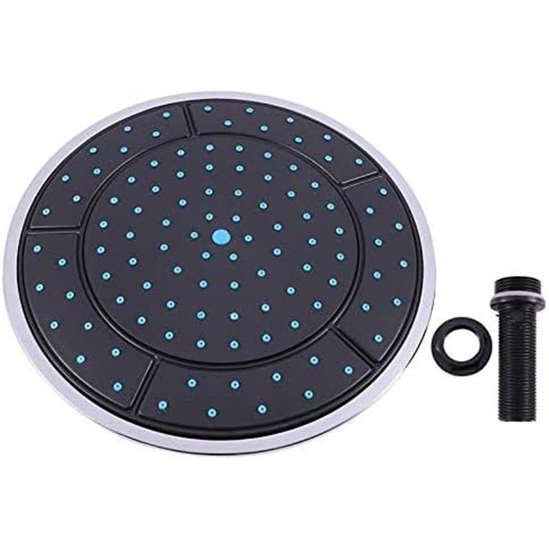 CYSJ 1Pcs Douche Actionnée par Pluie de Ronde en Plastique de 25Cm Accessoires Cabine de Buse de Tête de Toit Dessus de La Chamb