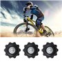 OTOTEC Lot de 4 poulies de roue jockey 10T universelles pour dérailleur 5/6/7/8 vitesses avec couvercle anti-poussière et boulon