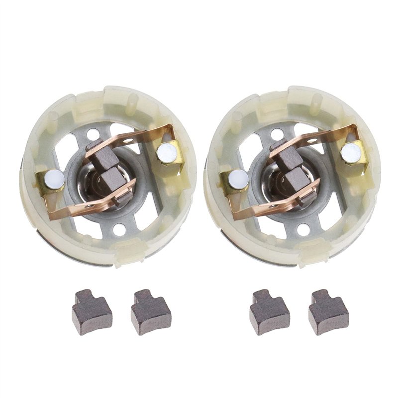EMSea 2x Moteur RS550 Porte-balais de Charbon et 4x Balais de Charbon Compatible avec BOSCH Compatible avec MAKITA Compatible av