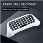 Mcbazel Clavier portable sans fil 2.4G Mini manette pour Xbox Series X/Series S/Xbox One Slim/Xbox One/Xbox One S/Xbox One X Con