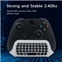 Mcbazel Clavier portable sans fil 2.4G Mini manette pour Xbox Series X/Series S/Xbox One Slim/Xbox One/Xbox One S/Xbox One X Con