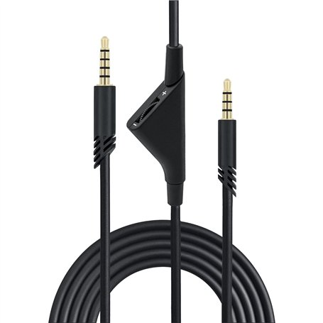 Mcbazel Cable Casque Astro A40 Remplacement du Câble Audio Auxiliaire avec Contrôle du Volume pour le Casque de Jeu Astro A10/A3